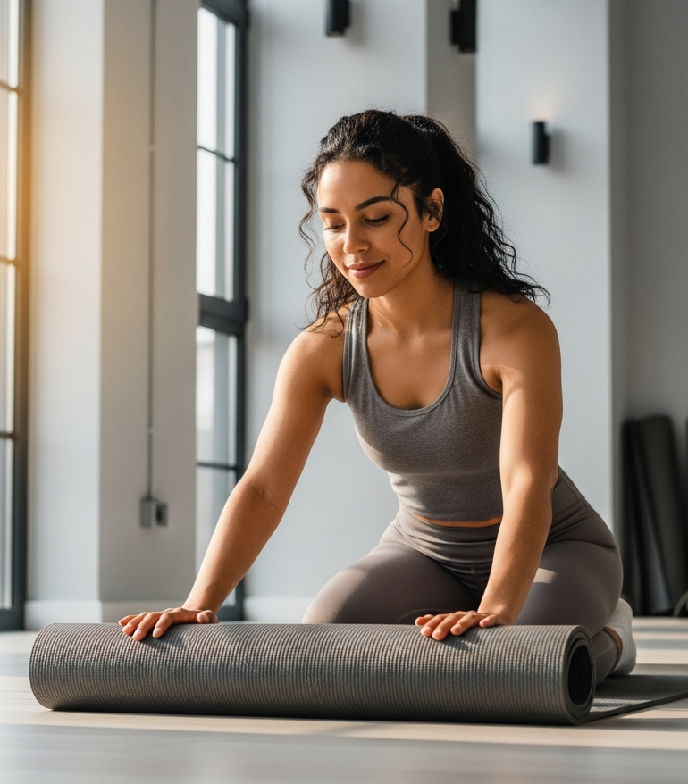 Mat Pilates class at EBODY Pilates Fort Worth